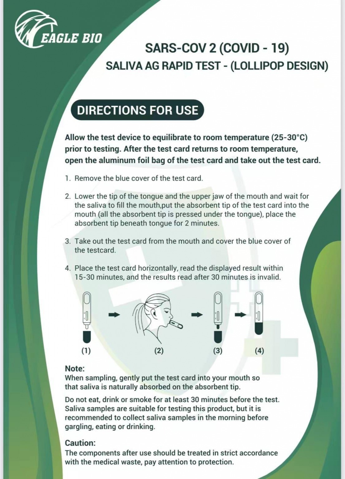 Eagle Bio Lollipop Test Kit (Individual pack) Children/Adult PPE Malaysia